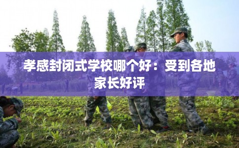 孝感封闭式学校哪个好：受到各地家长好评