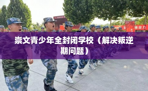 崇文青少年全封闭学校（解决叛逆期问题）
