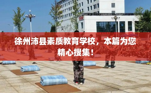 徐州沛县素质教育学校，本篇为您精心搜集！