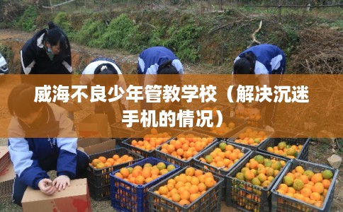 威海不良少年管教学校（解决沉迷手机的情况）