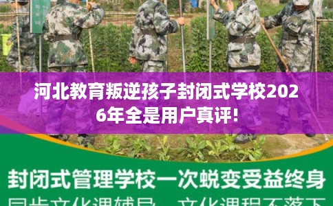 河北教育叛逆孩子封闭式学校2026年全是用户真评!