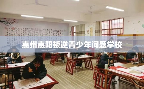 惠州惠阳叛逆青少年问题学校