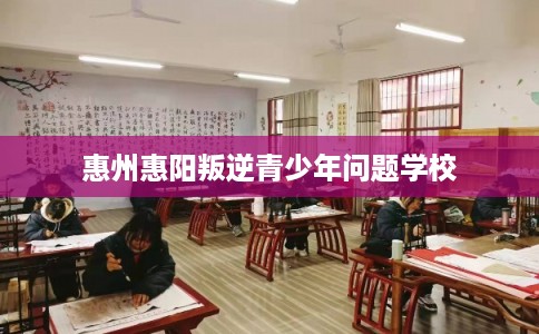 惠州惠阳叛逆青少年问题学校