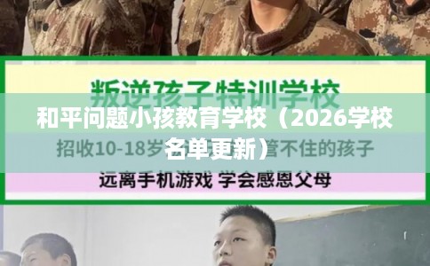 和平问题小孩教育学校（2026学校名单更新）