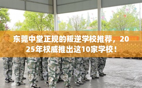 东莞中堂正规的叛逆学校推荐，2025年权威推出这10家学校！
