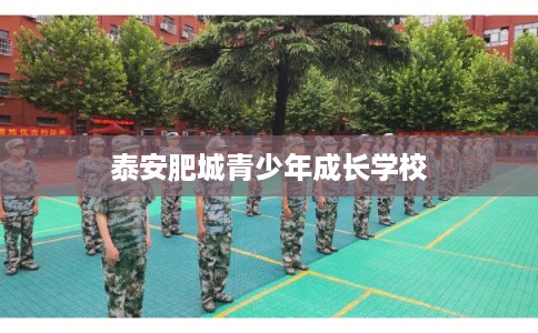 泰安肥城青少年成长学校