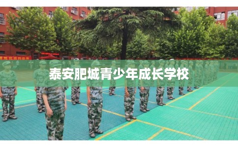 泰安肥城青少年成长学校