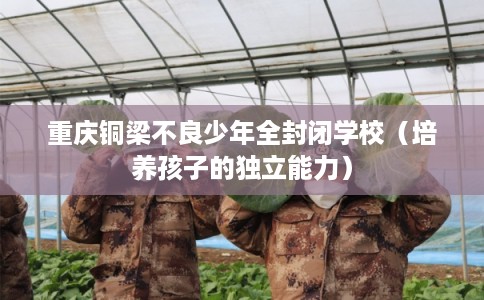 重庆铜梁不良少年全封闭学校（培养孩子的独立能力）