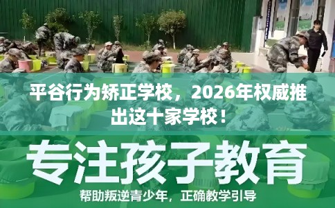 平谷行为矫正学校,2026年权威推出这十家学校! 平谷行为矫正学校,2026年权威推出这十家学校!