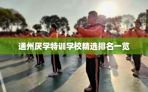 通州厌学特训学校精选排名一览