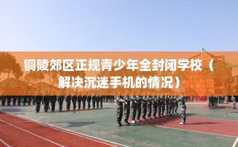 铜陵郊区正规青少年全封闭学校（解决沉迷手机的情况）