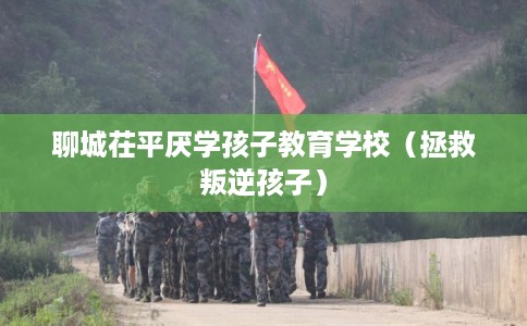 聊城茌平厌学孩子教育学校（拯救叛逆孩子）