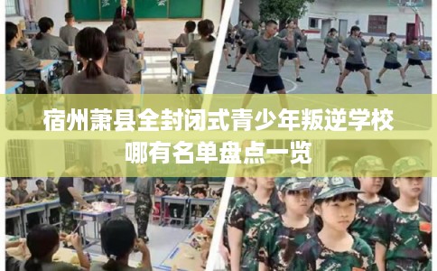 宿州萧县全封闭式青少年叛逆学校哪有名单盘点一览 宿州萧县全封闭式青少年叛逆学校哪有名单盘点一览