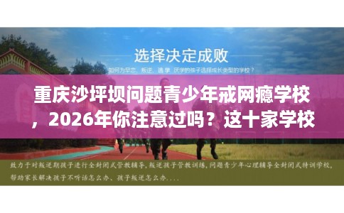 重庆沙坪坝问题青少年戒网瘾学校，2026年你注意过吗？这十家学校！