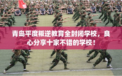 青岛平度叛逆教育全封闭学校，良心分享十家不错的学校！