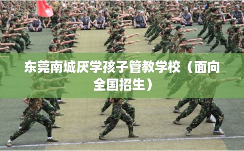 东莞南城厌学孩子管教学校(面向全国招生) 东莞南城厌学孩子管教学校(面向全国招生)