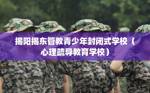 揭阳揭东管教青少年封闭式学校(心理疏导教育学校) 揭阳揭东管教青少年封闭式学校(心理疏导教育学校)