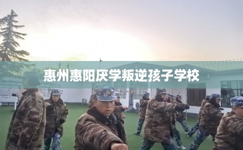 惠州惠阳厌学叛逆孩子学校