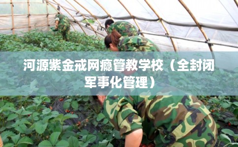 河源紫金戒网瘾管教学校（全封闭军事化管理）