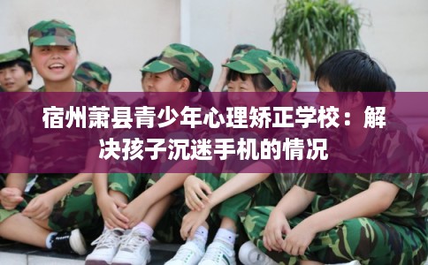 宿州萧县青少年心理矫正学校：解决孩子沉迷手机的情况