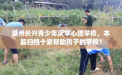 湖州长兴青少年厌学心理学校，本篇归档十家帮助孩子的学校！