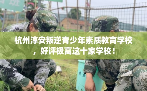 杭州淳安叛逆青少年素质教育学校，好评极高这十家学校！