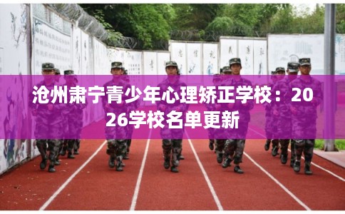 沧州肃宁青少年心理矫正学校：2026学校名单更新