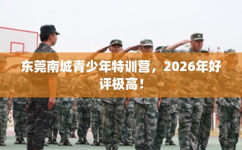 东莞南城青少年特训营，2026年好评极高！