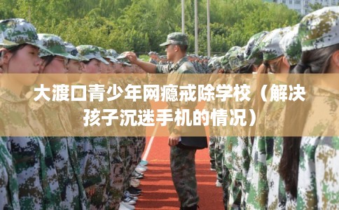 大渡口青少年网瘾戒除学校（解决孩子沉迷手机的情况）