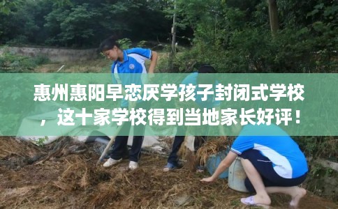 惠州惠阳早恋厌学孩子封闭式学校，这十家学校得到当地家长好评！