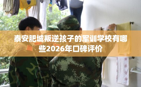 泰安肥城叛逆孩子的军训学校有哪些2026年口碑评价
