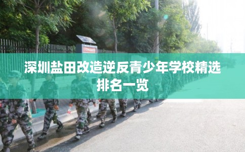 深圳盐田改造逆反青少年学校精选排名一览 深圳盐田改造逆反青少年学校精选排名一览