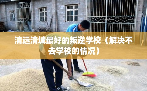 清远清城最好的叛逆学校（解决不去学校的情况）