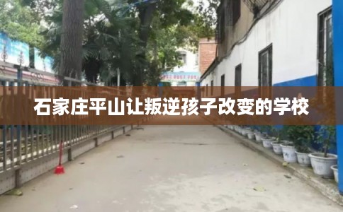 石家庄平山让叛逆孩子改变的学校