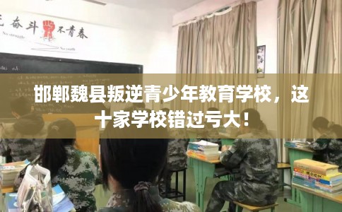 邯郸魏县叛逆青少年教育学校，这十家学校错过亏大！