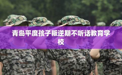 青岛平度孩子叛逆期不听话教育学校 青岛平度孩子叛逆期不听话教育学校