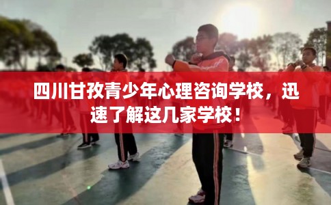 四川甘孜青少年心理咨询学校,迅速了解这几家学校! 四川甘孜青少年心理咨询学校,迅速了解这几家学校!