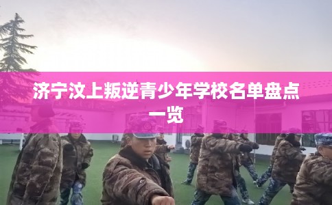 济宁汶上叛逆青少年学校名单盘点一览 济宁汶上叛逆青少年学校名单盘点一览