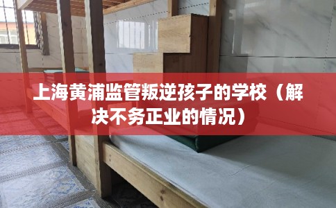 上海黄浦监管叛逆孩子的学校(解决不务正业的情况) 上海黄浦监管叛逆孩子的学校(解决不务正业的情况)