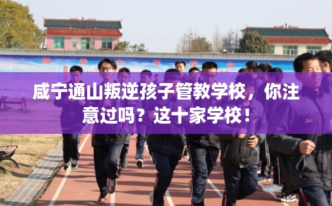 咸宁通山叛逆孩子管教学校，你注意过吗？这十家学校！