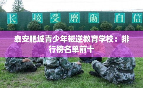 泰安肥城青少年叛逆教育学校：排行榜名单前十