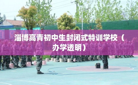 淄博高青初中生封闭式特训学校（办学透明）
