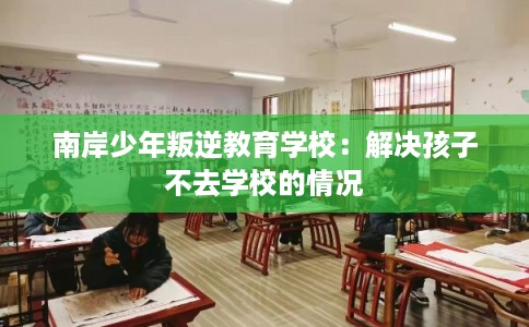 南岸少年叛逆教育学校：解决孩子不去学校的情况