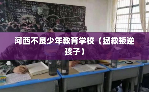河西不良少年教育学校（拯救叛逆孩子）