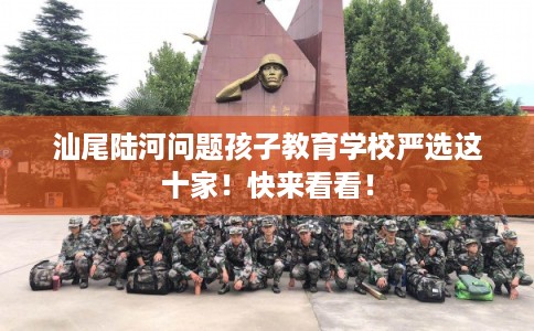 汕尾陆河问题孩子教育学校严选这十家！快来看看！