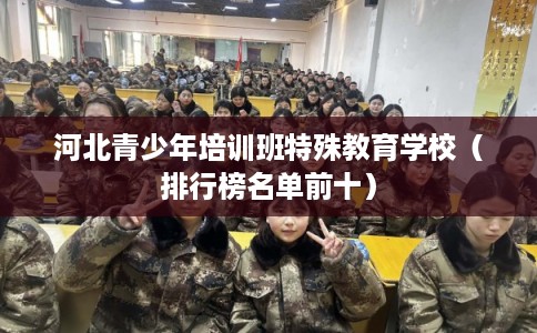 河北青少年培训班特殊教育学校（排行榜名单前十）