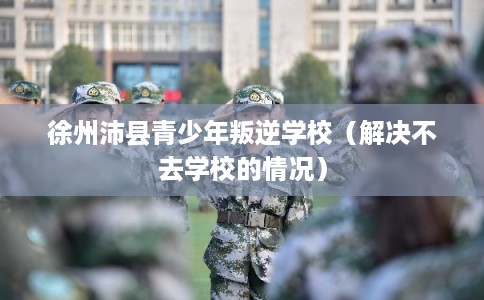 徐州沛县青少年叛逆学校（解决不去学校的情况）