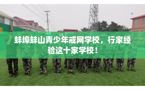 蚌埠蚌山青少年戒网学校，行家经验这十家学校！