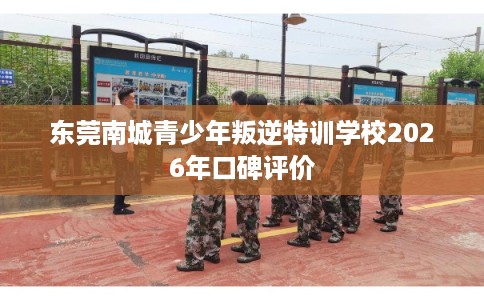 东莞南城青少年叛逆特训学校2026年口碑评价