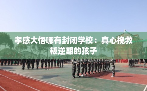 孝感大悟哪有封闭学校：真心挽救叛逆期的孩子